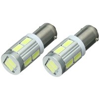 Woosien - 2x Universal Ba9s H6w 10smd led Seitenlicht Canbus Fehlerfrei 6000k Weiß von WOOSIEN