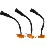 3 Stück LED-Kühlergrill-Lauflampen, Frontstoßstangen-Haubengitter-LED-Licht für 2004–2014 und ab 2014/f250 (gr von WOOSIEN