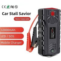 Woosien - 32000 mAh Hochleistungs-Auto-Starthilfe-Powerbank / tragbare 12-V-Lithiumbatterie-Multifunktions-Auto-Starthilfe von WOOSIEN