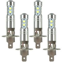 4 Stück H1 LED-Scheinwerfer, Nebelscheinwerfer, 6000 k, Superweiß, 200 w von WOOSIEN