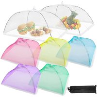 7er-Pack Lebensmittelabdeckungen für den Außenbereich, Pop-up-Regenschirm-Mesh-Lebensmittelzelte, verschlüsseltes Mesh-Sieb Food Net Co von WOOSIEN