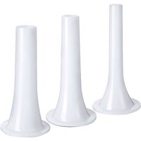 9 Stück Kunststoff-Wurstfüllröhrchen Trichter Wurstfüllwerkzeug für Fleischwolf Lebensmittelgrinde der Größe 5 von WOOSIEN