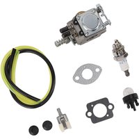 A021001700 Vergaser-Tune-Up-Kit mit Rohrpapier-Pad, Zündkerze für WT 946 CS 310 Kettensäge A021001700 Vergaser-Tune-Up-Kit mit Rohrpapier-Pad, Zündkerze für WT 946 CS 310 Kettensäge von WOOSIEN