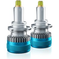 Woosien - Auto 360 LED-Scheinwerferlampe, Nebelscheinwerfer, Turbo-Mini-Lampe 9005, 100 w, 32000 lm, 6000 k, 10–32 v (9005) von WOOSIEN