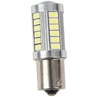 Woosien - Ba15s 12 v weiße LED-Standlicht-Blinker-Auto-Glühbirne 1156 P21 w Silber 33 LEDs von WOOSIEN