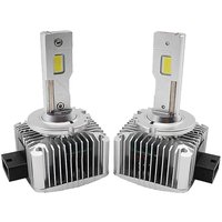 Woosien - D1s LED-Scheinwerfer versteckt D1s/r Autolampe led 8000lm csp Chip 6000k Weiß 90w Einfache Installation Stecker und von WOOSIEN