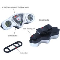 Fahrrad Licht Blinker usb Aufladbare Wasserdichte Led-Signal Für Outdoor Fahrrad Rücklicht Suppl von WOOSIEN