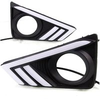 Für Makr x 2013-2018 Auto Led Dynamisches Tagfahrlicht Drl Blinker Nebelscheinwerfer, gelb + blau Lig von WOOSIEN