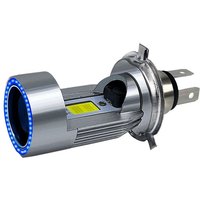 Woosien - H4 LED-Scheinwerferlampe, Motorrad-Hi/Lo-Beam mit Angel Eye, Tagfahrlicht, 25 w, 3000 lm, Super 6 von WOOSIEN