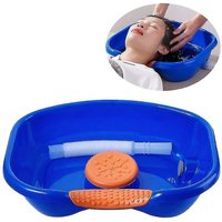 Haarwaschbecken, Haarwäsche im Bett, Haarwaschbecken, tragbares Shampoo-Schüssel-Tablett zur Verwendung im Bett zum Haarwaschen, Haarschneiden und Haarwaschbecken, Haarwäsche im Bett, Haarwaschbecken, tragbares Shampoo-Schüssel-Tablett zur Verwendung im Bett zum Haarwaschen, Haarschneiden und von WOOSIEN