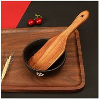 Woosien - Handgefertigtes Premium-Spurtle-Set aus Holz. Schottisches Spurtle-Set aus Holz, hitzebeständig und antihaftbeschichtet von WOOSIEN
