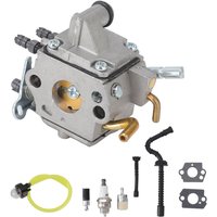 Kettensägenvergaser, Metall, einfache Installation, Ersatzvergaser für Stihl MS192T MS192TC Kettensägen Kettensägenvergaser, Metall, einfache Installation, Ersatzvergaser für Stihl MS192T MS192TC Kettensägen von WOOSIEN