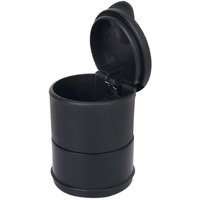 Woosien - Kunststoff-Aschenbecher-Getränkehalter mit Deckel für Büro/Zuhause/Auto – schwarz von WOOSIEN