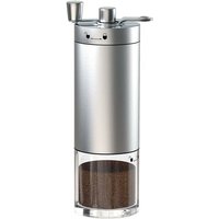 Manuelle Kaffeemühle, tragbare Kaffeebohnenmühle mit verstellbarem Keramikgrat, für das Büro von WOOSIEN