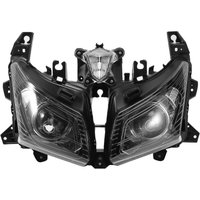 Motorrad Scheinwerfer Scheinwerfer Montage Vorne Twin Kopf Licht Lampe Für Tmax 530 Tmax-530 2012-2014 von WOOSIEN