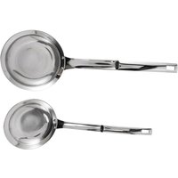 Schaumlöffel-Set für Skimmer, Schaufelsieb, Siebkelle mit komfortablem Griffdesign, zum Kochen und f Schaumlöffel-Set für Skimmer, Schaufelsieb, Siebkelle mit komfortablem Griffdesign, zum Kochen und f von WOOSIEN