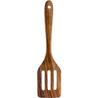 Teak Schlitzspatel Küche Antihaft-Holzspatel Schlitzholz 1 Stk Teak Schlitzspatel Küche Antihaft-Holzspatel Schlitzholz 1 Stk von WOOSIEN