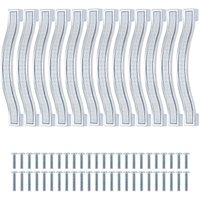Woosien - 12er-Pack Schrankgriffe aus glänzendem Kristall, Schubladengriffe mit Strasssteinen, moderne Schrankgriffe, Möbeltürgriffe, 128 mm Woosien - 12er-Pack Schrankgriffe aus glänzendem Kristall, Schubladengriffe mit Strasssteinen, moderne Schrankgriffe, Möbeltürgriffe, 128 mm von WOOSIEN