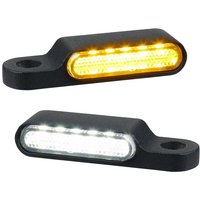 Woosien - 12v Lenker Led Blinker Mini Motorrad Blinker Griff Bar Marker Licht Dynamisches Licht Unive von WOOSIEN