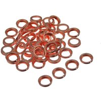 Woosien - 50 Stück Motorölablassschraube Dichtung Unterlegscheibe Dichtungsringe für 1102601m02 von WOOSIEN
