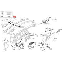 Woosien - A20568016078q96 Dash Lautsprecher Abdeckung Net Für c Glc W205 W253 2015-2021 Instrument Panel Horn Cent Woosien - A20568016078q96 Dash Lautsprecher Abdeckung Net Für c Glc W205 W253 2015-2021 Instrument Panel Horn Cent von WOOSIEN