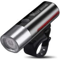 Woosien - Fahrrad Licht Regendicht usb Lade Led Radfahren Lichter Front Lampe Scheinwerfer Ultraleicht Taschenlampe von WOOSIEN