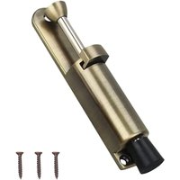 Aougo - Türstopper, Gummi-Türstopper, Türstopper-Halter, Türstopper aus Zinklegierung, robuster Feder-Türstopper, mit Fußsteuerung, Schraube, für Aougo - Türstopper, Gummi-Türstopper, Türstopper-Halter, Türstopper aus Zinklegierung, robuster Feder-Türstopper, mit Fußsteuerung, Schraube, für von AOUGO