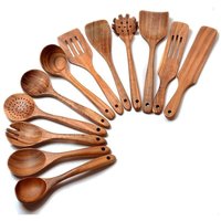 Woosien - Holzlöffel zum Kochen, 12er-Pack Holzutensilien zum Kochen Küchenutensilien Set Holz Kochen u Woosien - Holzlöffel zum Kochen, 12er-Pack Holzutensilien zum Kochen Küchenutensilien Set Holz Kochen u von WOOSIEN