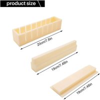 Maker Reisform Japanische Kuchenform Multifunktionales Formenherstellungsset Quadratische Form b von WOOSIEN