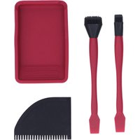 Woosien - Silikonpinsel vierteiliges Set Pinsel weicher Leimpinsel Holzbearbeitung Leimpinsel Set Woosien - Silikonpinsel vierteiliges Set Pinsel weicher Leimpinsel Holzbearbeitung Leimpinsel Set von WOOSIEN