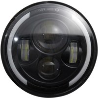 Woosien - Zoll runder 200-W-LED-Scheinwerfer Halo Angle Eyes Drl Blinkerlicht für Wrangler Jk Lj Tj Cj 97-1 von WOOSIEN