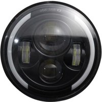 Woosien - Zoll runder 200-W-LED-Scheinwerfer Halo Angle Eyes Drl Blinkerlicht für Wrangler Jk Lj Tj Cj 97-1 von WOOSIEN