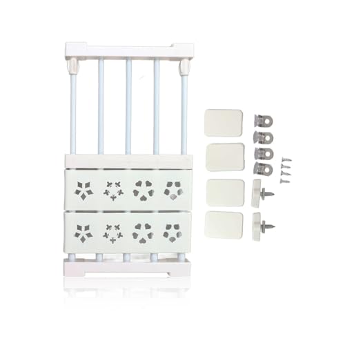 Ausziehbare Spannregalstangen für Den Kleiderschrank (kein Bohren Erforderlich), Verstellbare Lagerteiler, DIy Trennregale für Kleiderschrank/Schrank/Küche/Badezimmer(30-40CM) von WOOXGEHM