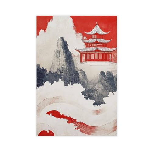 WOPIYNAG Japanisch inspiriertes Kunstdruck-Leinwand-Poster, Wandkunstdruck, Bild, Gemälde, 50 x 75 cm WOPIYNAG Japanisch inspiriertes Kunstdruck-Leinwand-Poster, Wandkunstdruck, Bild, Gemälde, 50 x 75 cm von WOPIYNAG