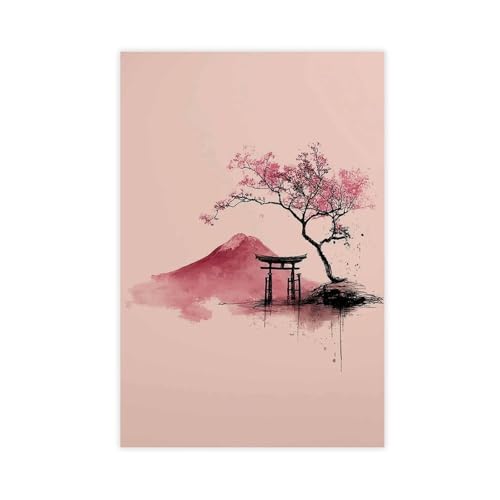 WOPIYNAG Leinwandposter Japanische Bäckerei, Wandkunstdruck, Gemälde, 60 x 90 cm von WOPIYNAG