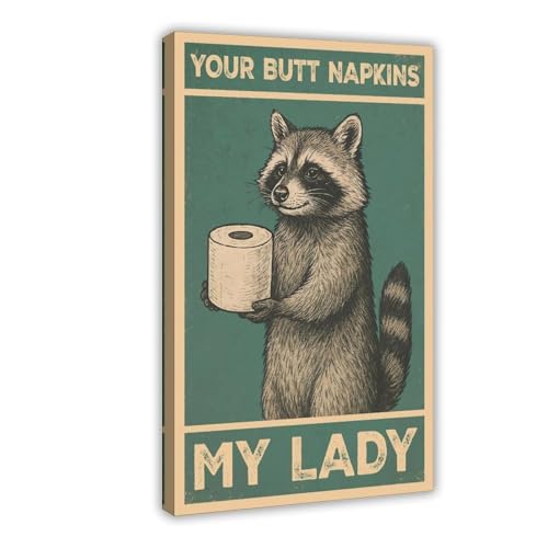 WOPIYNAG Your Butt Servietten, Motiv: My Lady, Leinwand-Poster, Schlafzimmer, Landschaftsdekoration, Geschenk, 50 x 75 cm WOPIYNAG Your Butt Servietten, Motiv: My Lady, Leinwand-Poster, Schlafzimmer, Landschaftsdekoration, Geschenk, 50 x 75 cm von WOPIYNAG