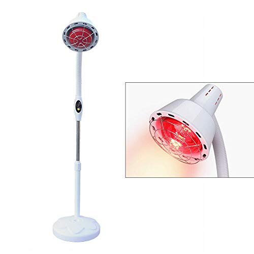 WOQLIBE Rotlichtlampe Infrarotlampe, 275W 220V Home Infrarotlampe mit Ständer, 0-115°C Temperatur Einstellbar Rotlicht Strahler Wärmelampe, 360° Infrarot Lampen für den Ganzen Körper WOQLIBE Rotlichtlampe Infrarotlampe, 275W 220V Home Infrarotlampe mit Ständer, 0-115°C Temperatur Einstellbar Rotlicht Strahler Wärmelampe, 360° Infrarot Lampen für den Ganzen Körper von WOQLIBE