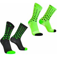 Longlife Pois Mittlere technische Socken - s/m - Schwarze - Worik von WORIK