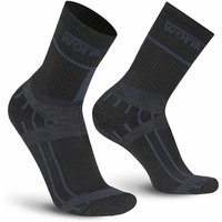 Worik Belfast mittlere technische Socken - 41/43 - Noir von WORIK