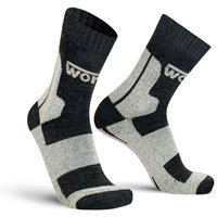 Worik Mohair mittlere technische Socken - 35/37 - Grau von WORIK
