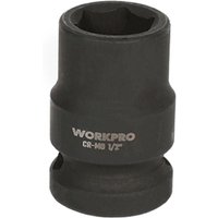 1/2' Ø16mm Sechskant-Stecknuss aus schwarzem Chrom-Molybdän-Stahl 1/2' Ø16mm Sechskant-Stecknuss aus schwarzem Chrom-Molybdän-Stahl von WORKPRO