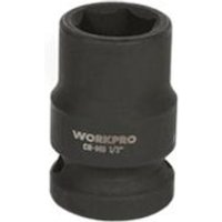 1/2' Ø20mm Sechskant-Stecknuss aus schwarzem Chrom-Molybdän-Stahl von WORKPRO