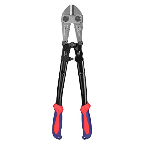 WORKPRO, W017005A, Bolzenschneider, Griff aus zwei Materialien mit weichem Gummigriff, 45,7 cm, Klinge aus Chrom-Molybdän-Stahl von WORKPRO