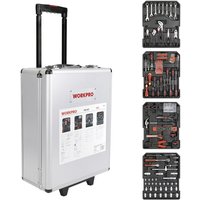 WP1050 Trolley-Koffer bestückt 1050teilig (l x b x h) 37 x 20 x 51 cm - Workpro von WORKPRO