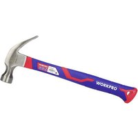 WP241010 Klauenhammer ergonomischer Griff, hart 337 g 1 St. - Workpro von WORKPRO