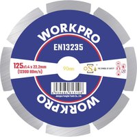 WorkPro GSOSSE-2 Trennscheibe 125 mm 1 St. Keramik, Porzellan, Marmor, Mauerwerk, Glas, Kalkstein, von WORKPRO