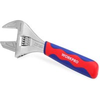 Workpro - 2 in 1 Schraubenschlüssel verstellbar Rohrzange & Rollgabelschlüssel Einmaulschlüssel aus Chrom-Vanadium Stahl mit Gummigriff – Länge: 200 Workpro - 2 in 1 Schraubenschlüssel verstellbar Rohrzange & Rollgabelschlüssel Einmaulschlüssel aus Chrom-Vanadium Stahl mit Gummigriff – Länge: 200 von WORKPRO