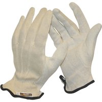 Worksafe - 12 Paar Arbeitshandschuhe Handschuhe Gumminoppen beige 40530724090-Gr.7 von WORKSAFE