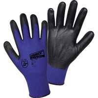 Leipold Doehle 1165-8 Nylon Super Grip Nitrile Nylon Arbeitshandschuh Größe (Handschuhe): 8, M EN 38 von WORKY