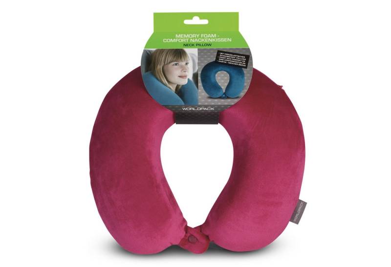 WORLDPACK Nackenstützkissen, Bezug: Fleece, Fleece von WORLDPACK